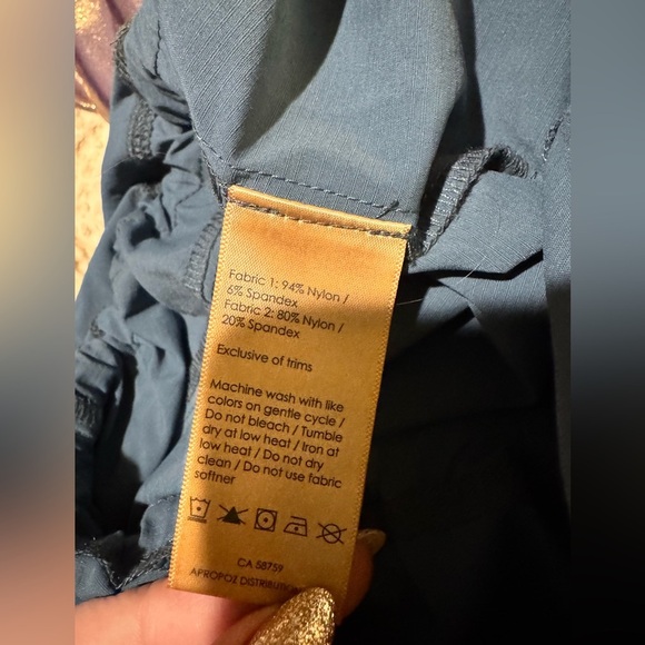 Indyeva Esi Short Romper Athletic Indygena Blue Size Small Pickleball Tennis EUC - Picture 6 of 7